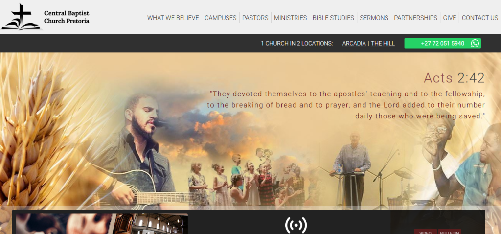 Central Baptist Church Transmission Ministry Training Partner