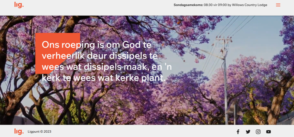 Ligpunt Transmission Ministry Training Partner